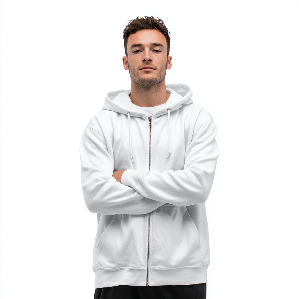 The new autumn and winter casual men's sportswear, fashionable outdoor jogging fitness zipper hoodie and warm sweatshirt